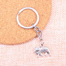 20pcs Thailand mounts elephant Keychain 16*20mm Pendants Car Key Chain Ring Holder Keyring Souvenir Jewelry Gift 2024 - buy cheap