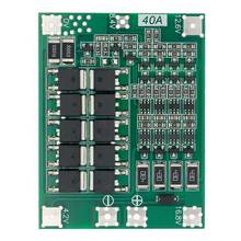 Cargador de batería de litio de iones de litio, placa BMS, módulo de protección PCB con equilibrio para Motor de taladro, módulo Lipo de 18650 V y 14,8 V, 4S 40A 16,8 2024 - compra barato