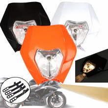 Moto Dirt Bike Motorcycle Headlight Headlamp for SX F EXC XCF SMR SXS 125 250 350 450 500 505 520 530 2024 - buy cheap