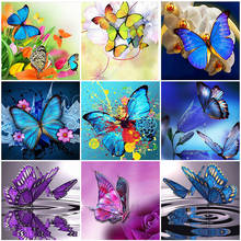HUACAN 5D DIY Diamond Painting Full Square Animal Embroidery Butterfly Handmade Diamond Art Mosaic Home Decoration 2024 - buy cheap