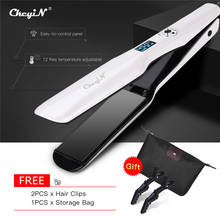 Professional Hair Straightener Ceramic Flat Iron PTC Fast Heating Hair Straightening Styling Tool LCD Displayed with Free Gifts 2024 - buy cheap