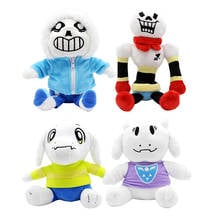 Peluche de Undertale para niños, juguete de felpa de 20-35cm, Undertale Sans, papiro, Toriel, Asriel, 1 ud. 2024 - compra barato