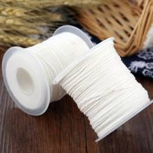 1PC 61m* 2.5mm Cotton Braid Candle Wick Core Spool Woven Wick For Candle DIY Unwaxed Candle Wicks Supplies Handmade Making Tool 2024 - купить недорого