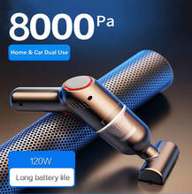 8000Pa Wireless Car Vacuum Cleaner Cordless Handheld Auto Vacuum Home & Car Dual Use Mini Vacuum Cleaner High Suction Power 2024 - buy cheap