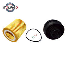 Tapa de filtro de aceite para motor WOLFIGO, para BMW E82, E88, E90, E92, E93, E60, E60, E66, E65, E67, E91, HU816X, 11427566327, 11428683196, 11427953129 2024 - compra barato