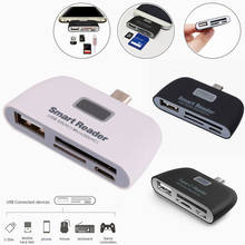 4 Styles  4 In 1 OTG Card Reader Type C /USB3.1 /SD/TF Multifunctional Smart Adapter With Charge Port PC Phone HUB 2024 - buy cheap