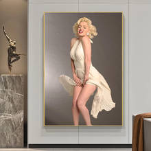 Marilyn Monroe Sexy Lady Women Canvas Painting Posters and Prints Cuadros Wall Art Pictures for Living Room Decor 2024 - buy cheap