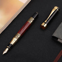 High Quality Classical Fountain Pen Wood Grain Luxury High-grade Business Pen Metal Signature Fountain Pen Writing Stationery 2024 - buy cheap