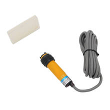 Retroreflictive-Sensor óptico fotoeléctrico M18, tres cables, CC, PNP, NC, 2m, distancia de detección, E3F-R2P2 2024 - compra barato