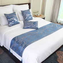 Cilected-colcha Jacquard moderna con textura abstracta, Protector de cama, funda de toalla, decoración de cama para el hogar y el Hotel 2024 - compra barato