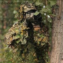 ZHENDUO-traje Ghillie biónico para exteriores, ropa táctica de camuflaje para francotirador, ropa de camping al aire libre, cubierta de caza 2024 - compra barato