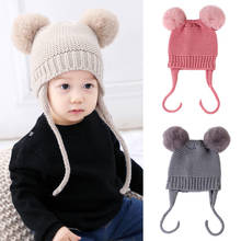 Baby Hat For Boy Girls Warm Baby Winter Hat For Kids Beanie Knit Children Hats For Girls Boys Baby Cap Newborn Hat 2024 - buy cheap