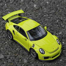 Welly-coche deportivo GT3 RS, coche en miniatura de aleación fundida, vehículos de juguete, regalos de colección, tipo de control no remoto, 1:24 2024 - compra barato