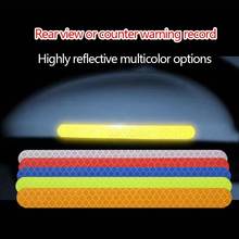 6Pcs Car Reflective Tape Decoration Stickers Car Warning Safety Reflection Strip Tape Film Auto Reflector Sticker on Car Styling 2024 - buy cheap