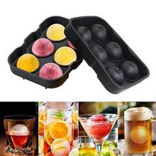 5 Colors 6 Holes 4.5cm Diameter Food Grade Soft Silicone Eco-Friendly Useful Homemade Ice Cube Tray Ball Maker Mold Cute Simple 2024 - buy cheap