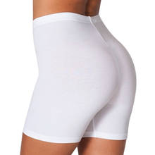 Shorts de cintura alta feminino, calções curtos de motociclista em 4 cores, com elástico lateral, para festa na praia, casual 2020 2024 - compre barato