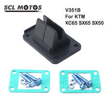 Scl motos motocicleta válvula para ktm xc65 2005-2011 sx65 2006-2011 sx50 2006-2011 vforce3 v351b 2024 - compre barato