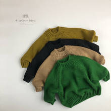 Suéter pulôver de malha de cashmere 2-7t, para meninos, de inverno, quente, suéter para crianças pequenas 2024 - compre barato