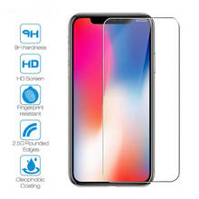 Vidro temperado protetor de tela para iphone 6 6s 7 8 plus 11 pro xs max xr vidro iphone 7 8 x vidro protetor de tela no iphone 7 6s 8