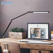 XIUAN Remote Control LED Desk Lamp with Clip Light Touch Dimmer EU/US Plug in Office Business Table Reading Lamp Adjustable Arms 2024 - buy cheap