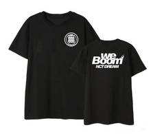 Estilo de verão kpop nct sonho nós boom álbum 2 estilo impressão o pescoço t camisa unisex verão manga curta solta camiseta 2024 - compre barato