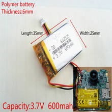 3.7V 600mAh 602535 Lithium Polymer Li-Po li ion Rechargeable Battery cells For Mp3 MP4 MP5 GPS mobile bluetooth 2024 - buy cheap