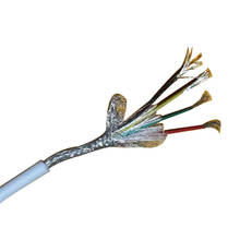 Alambre blindado de silicona ultrafina 30awg, cable médico flexible de 4 núcleos OD 2,4 MM, alambre blindado trenzado de silicona suave de grado médico 2024 - compra barato