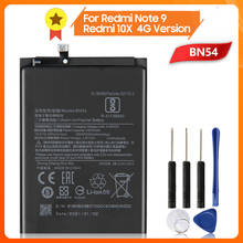 Bateria original xiaomi bn54 bm4s, bateria de telefone para xiaomi redmi note 9 note9 redmi 10x 4g redmi 10x pro 5g, bateria original redmi 9 2024 - compre barato