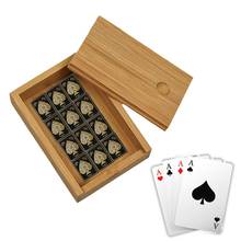 Bamboo Case Cards Storage Box Desktop Wooden Poker Playing Card Box Cases For Playing Games Table Board Deck Game Entertainment 2024 - buy cheap