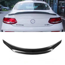 CEYUSOT FOR Benz C - Class Coupe C205 Real Carbon Fiber Spoiler Accessories 2015+ C200 C260 C300 Car Trunk Wing Tail PSM Style 2024 - buy cheap