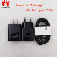 Huawei-cargador de pared de viaje Original 5V3A, adaptador de enchufe de la UE/EE. UU., Cable tipo C doble para Honor 30S V8 Google Nexus 6P 5X Pixel XL 2XL 2024 - compra barato