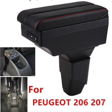 For PEUGEOT 206  armrest box For PEUGEOT 207 central Store content box car-styling  products interior accessories 2024 - buy cheap