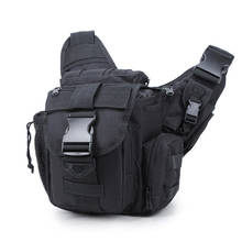 Bolsa de ombro tática militar masculina, bolsa tiracolo militar esportiva para caminhada, escalada e trilhas ao ar livre 2024 - compre barato