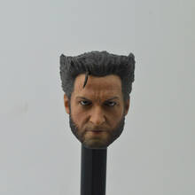 1/6 Scale Super Hero Wolverine Head Sculpt LOGAN Hugh Jackman Fierce version Head Sculpt Headplay for 12" Action Figure Body 2024 - buy cheap