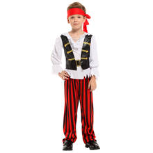 Disfraz de Corsair para niños, disfraz de piratas posos Rebel, fiesta de carnaval, Halloween, vestido de baile de lujo 2024 - compra barato