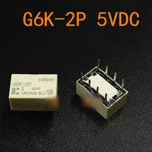 Nova 5 PÇS/LOTE G6K-2P-5VDC 1A 5V G6K-2P 5VDC G6K 2P 5VDC G6K-2P-5V Relé 2024 - compre barato