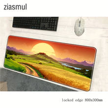 Sunset padmouse present accessory 900x400x2mm mouse pad gaming enterprise Birthday rubber mats keyboard mouse mat gamer 2024 - buy cheap
