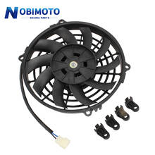 Radiador de óleo elétrico para motocicleta, alta performance, ventilador de resfriamento, motor, dirt bike, motocicleta, atv, buggy 2024 - compre barato