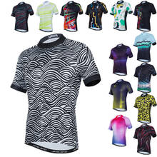 Weimostar wave Cycling Jersey Top Men Black Bicycle Clothing Pro Team Bike Jersey MTB Cycling Shirt Quick Dry Cycle Wear Clothes 2024 - buy cheap