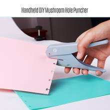 KW-trio Handheld DIY Mushroom Single Hole Punch Puncher Paper Cutter with Ruler for Office Home School Students 2024 - buy cheap