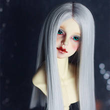 New Arrival 1/3 1/4 1/6 1/8 Bjd SD High Temperature Sliver Gray Wig Wire Hair 2024 - buy cheap