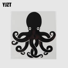 YJZT 13.3CM×13.9CM Ferocious Tentacles Octopus Trunk Car Stickers Vinyl Refrigerator Bumper Decal 13D-0856 2024 - buy cheap