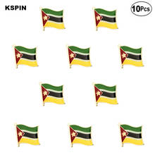Mozambique Flag Lapel Pin Flag badge Brooch Pins Badges 10Pcs a Lot 2024 - buy cheap
