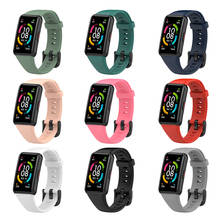Silicone Strap for Huawei Honor Band 6 Smart Watch Sport Watchband Wrist Band Bracelet For Honor Band6 Huawei Band 6 Strap 2024 - buy cheap