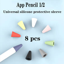 8pcs Silicone Replacement Tip Case Nib Protective Cover Skin for Apple Pencil 1st 2nd Touchscreen Stylus Pen Case 2024 - buy cheap