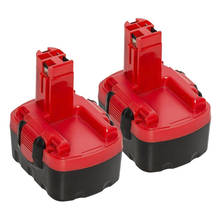2Pack 14.4V 3600mAh Ni-MH Drill Battery for Bosch BAT038 BAT040 BAT041 BAT140 PSR 14.4 GST 14.4v PSR 14.4-2 2024 - buy cheap