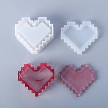 Love DIY прозрачная эпоксидная смола, форма для хранения из смолы в форме сердца, коробка для хранения, форма ручной работы 2024 - купить недорого