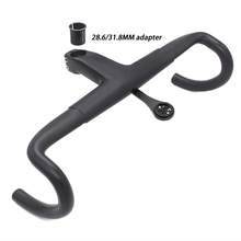 2019 New full carbon handlebar Road bicycle handlebar and stem carbon fiber Integrated Handlebar With Stem UD matt 2024 - buy cheap