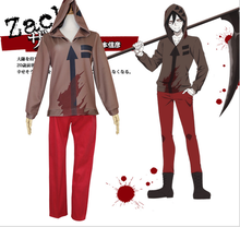 Angels of Death cos Isaac·Foster  anime man woman cosplay  High-quality  fashion costume full set Jacket + pants 2024 - buy cheap