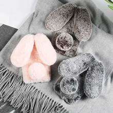 Cute Rabbit Hair Fur Case For Huawei P40 P30 Mate 40 30 20 Pro Lite Honor 20 30 Pro Lite 10i P Smart 2021 Warm Phone Case 2024 - buy cheap